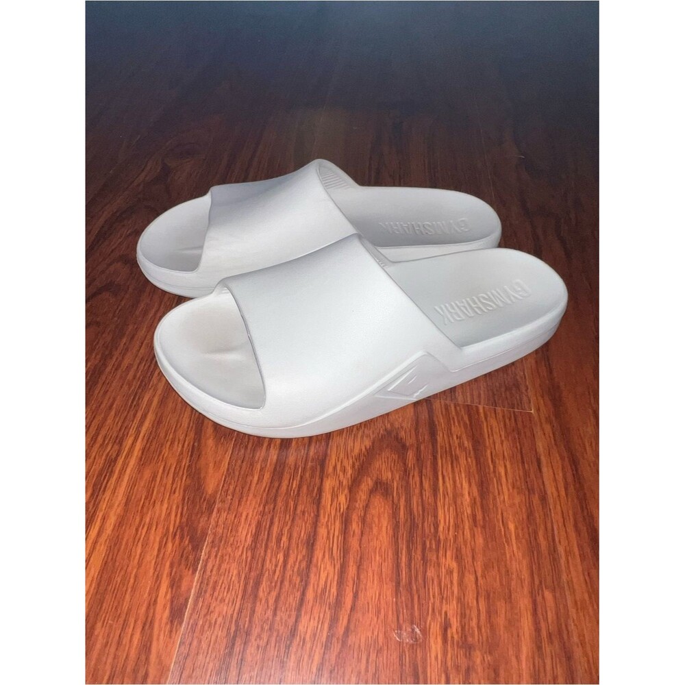Gymshark White Slide Sandals